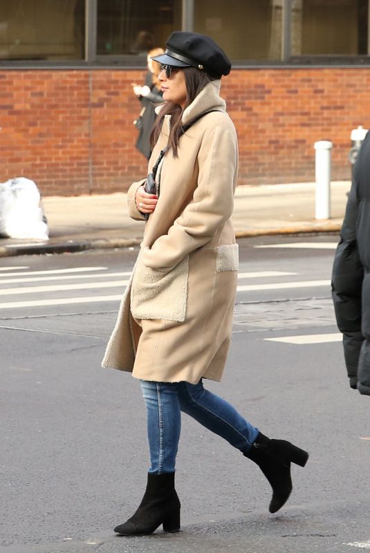 LEA MICHELE Out for Lunch in New York 12/18/2017