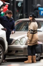 LEA MICHELE Out in New York 12/22/2017