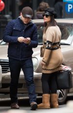 LEA MICHELE Out in New York 12/22/2017