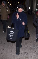LEA MICHELE Out Shopping in New York 12/21/2017