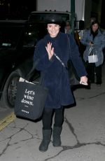 LEA MICHELE Out Shopping in New York 12/21/2017