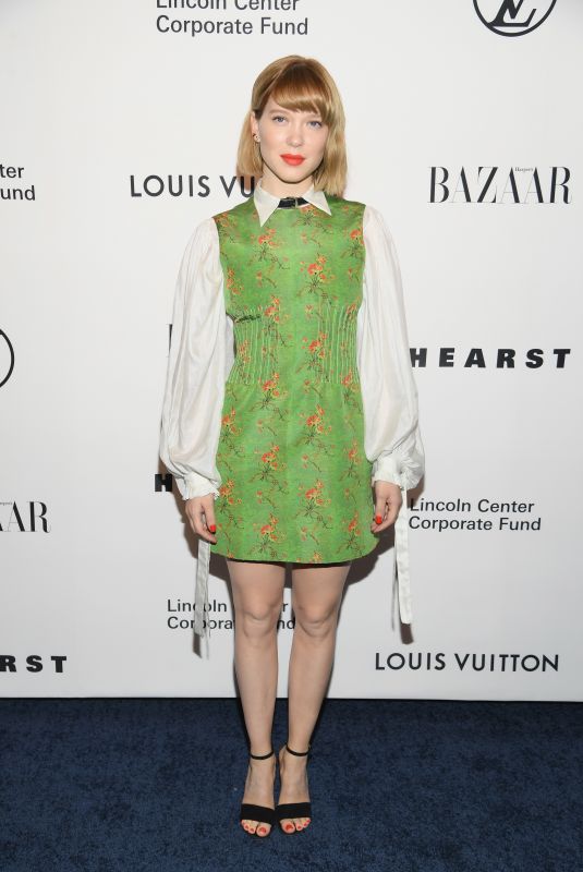 LEA SEYDOUX at An Evening Honoring Louis Vuitton and Nicolas Ghesquiere in New York 11/30/2017