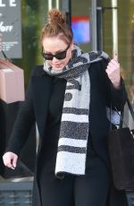 LEAH REMINI Shopping at Barneys New York in Beverly HIlls 12/23/2017