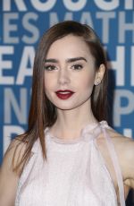 LILY COLLINS at 6th Annual Breakthrough Prize Ceremony in Mountain View 12/03/2017