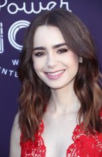 LILY COLLINS at Hollywood Reporter’s 2017 Women in Entertainment Breakfast in Los Angeles 12/06/2017