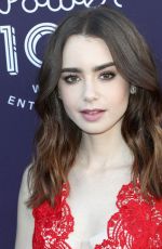 LILY COLLINS at Hollywood Reporter’s 2017 Women in Entertainment Breakfast in Los Angeles 12/06/2017