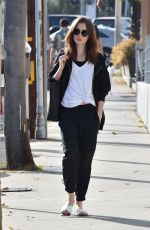 LILY COLLINS Out for Lunch in West Hollywood 12/02/2017