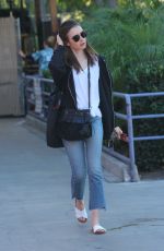 LILY COLLINS Out in West Hollywood 12/13/2017