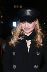 LILY JAMES Arrives at The One Show in London 12/12/2017