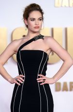 LILY JAMES at Darkest Hour Premiere in London 12/11/2017