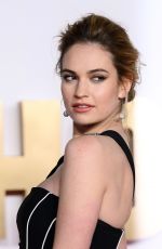 LILY JAMES at Darkest Hour Premiere in London 12/11/2017