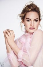 LILY JAMES for Vanity Fair, November 2017 Issue