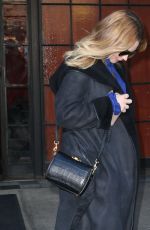 LILY JAMES Leaves Bowery Hotel in New York 12/07/2017