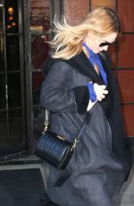 LILY JAMES Leaves Bowery Hotel in New York 12/07/2017