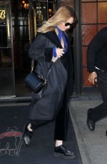 LILY JAMES Leaves Bowery Hotel in New York 12/07/2017