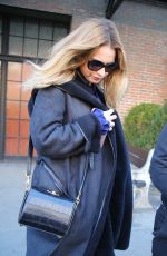 LILY JAMES Leaves Bowery Hotel in New York 12/07/2017