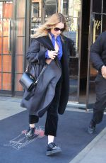 LILY JAMES Leaves Bowery Hotel in New York 12/07/2017