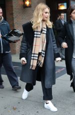 LILY JAMES Leaves Her Hotel in New York 12/05/2017