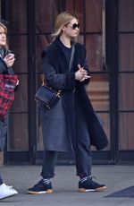 LILY JAMES Out and About in New York 12/04/2017