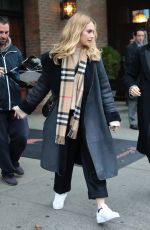 LILY JAMES Out and About in New York 12/05/2017