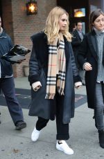 LILY JAMES Out and About in New York 12/05/2017