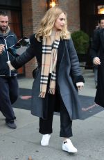 LILY JAMES Out and About in New York 12/05/2017