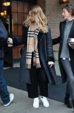 LILY JAMES Out and About in New York 12/05/2017