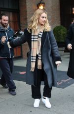 LILY JAMES Out and About in New York 12/05/2017