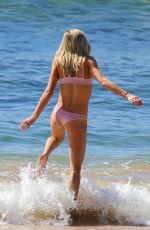 LINDSAY ARNOLD in Bikini on the Beach in Hawaii 12/03/2017