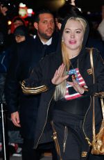 LINDSAY LOHAN Arrives at Madison Square Garden in New York 12/08/2017