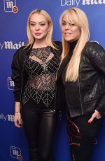 LINDSAY LOHAN at Daily Mail Holiday Party in New York 12/06/2017