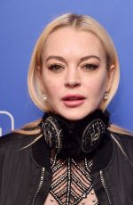 LINDSAY LOHAN at Daily Mail Holiday Party in New York 12/06/2017