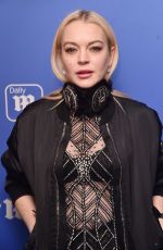 LINDSAY LOHAN at Daily Mail Holiday Party in New York 12/06/2017