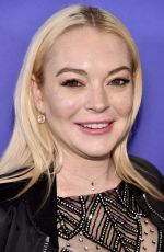 LINDSAY LOHAN at Daily Mail Holiday Party in New York 12/06/2017