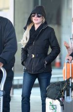 LINDSAY LOHAN at JFK Airport in New York 12/04/2017