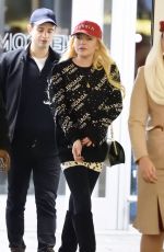 LINDSAY LOHAN at JFK Airport in New York 12/19/2017