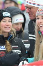 LINDSEY VONN  Wins Fis World Cup Super G in France 12/16/2017