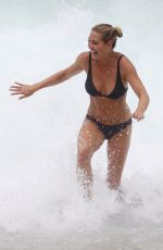 LISA CLARK in Swimsuit at a Beach in Sydney 12/07/2017