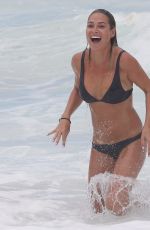 LISA CLARK in Swimsuit at a Beach in Sydney 12/07/2017