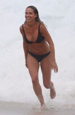 LISA CLARK in Swimsuit at a Beach in Sydney 12/07/2017