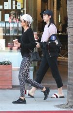 LISA RINNA and AMELIA HAMLIN Out for Coffee in Beverly Hills 12/29/2017