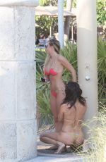 LIVIA CANALIS and FRANCESCA BRAMBILLA in Bikinis at a Beach in Miami 12/28/2017