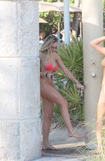 LIVIA CANALIS and FRANCESCA BRAMBILLA in Bikinis at a Beach in Miami 12/28/2017