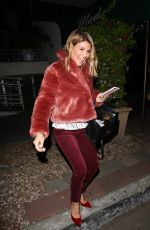 LORI LOUGHLIN at Madeo Restaurant in West Hollywood 12/21/2017