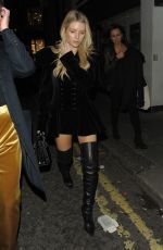 LOTTIE MOSS Leaves Connaught Hotel in London 12/08/2017