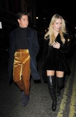 LOTTIE MOSS Leaves Connaught Hotel in London 12/08/2017