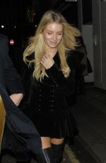 LOTTIE MOSS Leaves Connaught Hotel in London 12/08/2017