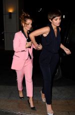 LOUISE REDKNAPP and FRANKIE BRIDGE Night Out in Liverpool 12/28/2017