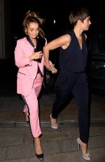LOUISE REDKNAPP and FRANKIE BRIDGE Night Out in Liverpool 12/28/2017