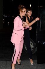 LOUISE REDKNAPP and FRANKIE BRIDGE Night Out in Liverpool 12/28/2017